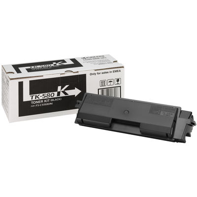 Toner imprimanta BLACK TK-580K 3,5K ORIGINAL KYOCERA FS-C5150DN