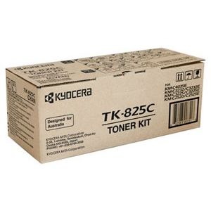 Toner imprimanta KYOCERA CYAN TK-825C 7K ORIGINAL KM-C2520