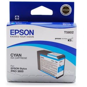 Cartus Imprimanta Epson CYAN C13T580200 80ML ORIGINAL STYLUS PRO 3800