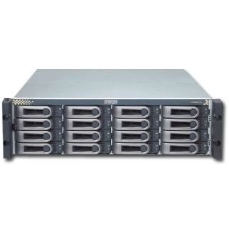 Print Server Promise NAS VTrak E610f (supported 16 HDD, Fibre Channel, Serial, LAN, Power Supplyhot-plug / redundant, 3U Rack-mount, SAS/SATA II, Level 0, 1, 10, 5, 50, 6, 1E, 60)