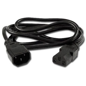 Cablu BELKIN Power Cable (IEC 320 C14 (Male)IEC C13 (Female), 1.8m) Black