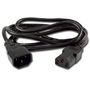 Cablu BELKIN Power Extention Cable (IEC 320 C14 (Male)IEC C13 (Female), 1.8m, Black)
