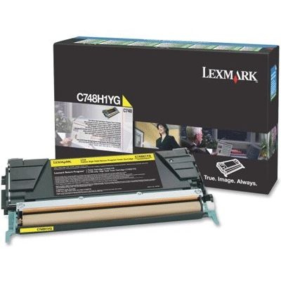 Toner imprimanta Lexmark RETURN YELLOW C748H1YG 10K ORIGINAL C748DE