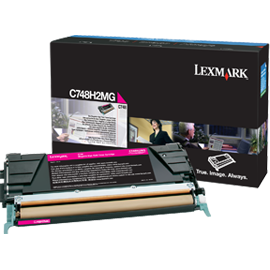 Toner imprimanta Lexmark MAGENTA C748H2MG 10K ORIGINAL C748DE