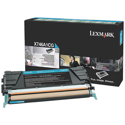 Toner imprimanta RETURN CYAN X746A1CG 7K ORIGINAL LEXMARK X746DE
