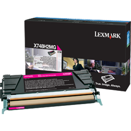 Toner imprimanta MAGENTA X748H2MG 10K ORIGINAL LEXMARK X748DE