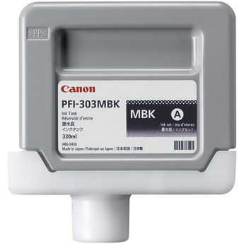 Cartus Imprimanta Canon PFI-303MBK Matte Black