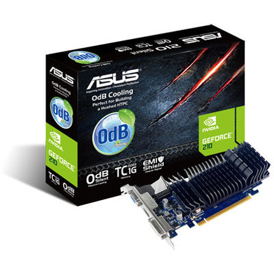Placa Video Asus GeForce 210 silent TurboCache 1GB DDR3 low profile