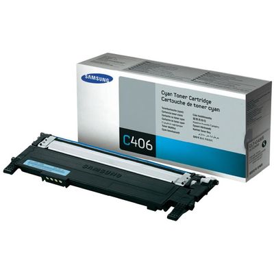 Toner imprimanta Samsung Cyan CLT-C406S/ELS