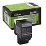 Toner imprimanta Lexmark 80C2SK0 Black Return