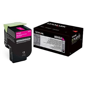 Toner imprimanta MAGENTA NR.800S3 80C0S30 2K ORIGINAL LEXMARK CX310N