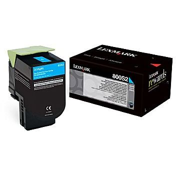 Toner imprimanta CYAN NR.800S2 80C0S20 2K ORIGINAL LEXMARK CX310N
