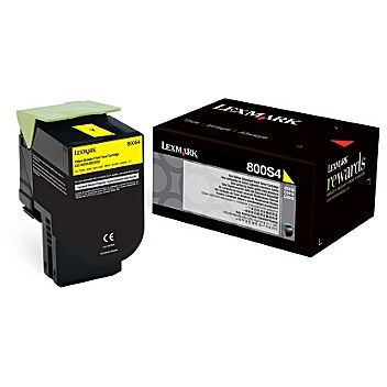 Toner imprimanta YELLOW NR.800X4 80C0X40 4K ORIGINAL LEXMARK CX510DE