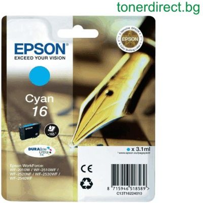 Cartus Imprimanta Epson CYAN NR.16 C13T16224010 3,1ML ORIGINAL , WF-2010W
