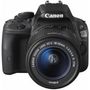 Aparat foto DSLR Canon EOS 100D negru + obiectiv EF-S 18-55mm f/3.5-5.6 Image Stabilization(IS) STM