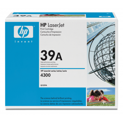 Toner imprimanta HP Q1339A 18K ORIGINAL , LASERJET 4300