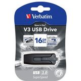 STORE&GO V3 USB 16GB 3.0 DRIVE BLACK