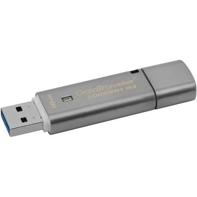 Memorie USB Kingston DataTraveler Locker+ G3 16GB cu criptare hardware USB 3.0