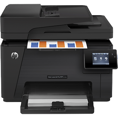 Imprimanta multifunctionala HP LaserJet Pro MFP M177fw, laser, color, format A4, fax, retea, Wi-Fi