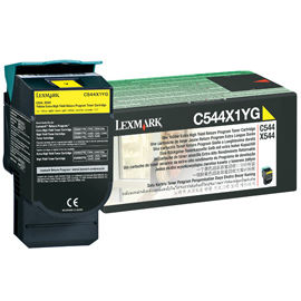 Toner imprimanta YELLOW RETURN C544X1YG 4K ORIGINAL LEXMARK C544N