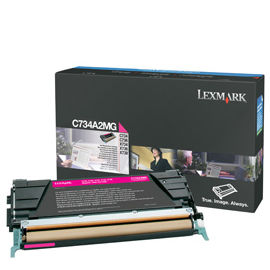 Toner imprimanta Lexmark MAGENTA C734A2MG 6K ORIGINAL C734N