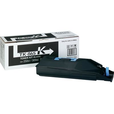 Toner imprimanta BLACK TK-865K 20K ORIGINAL KYOCERA TASKALFA 250CI