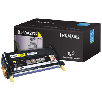Toner imprimanta Lexmark YELLOW X560A2YG 4K ORIGINAL X560N