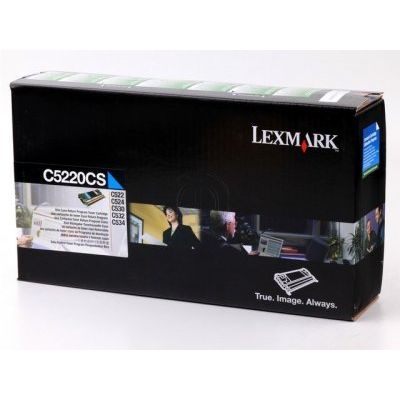 Toner imprimanta Lexmark CYAN RETURN C5220CS 3K ORIGINAL C522N