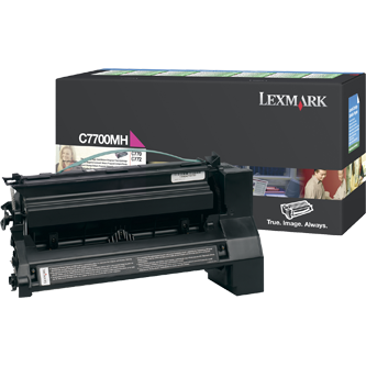 Toner imprimanta Lexmark MAGENTA RETURN C7700MH 10K ORIGINAL C770N