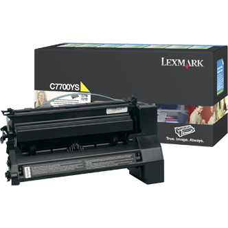 Toner imprimanta Lexmark YELLOW RETURN C7700YS 6K ORIGINAL C770N
