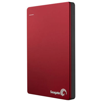 Hard Disk Extern Seagate Backup Plus Slim Portable 2TB 2.5 inch USB 3.0 red