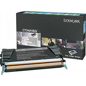Toner imprimanta Lexmark BLACK RETURN C734A1KG 8K ORIGINAL C734N