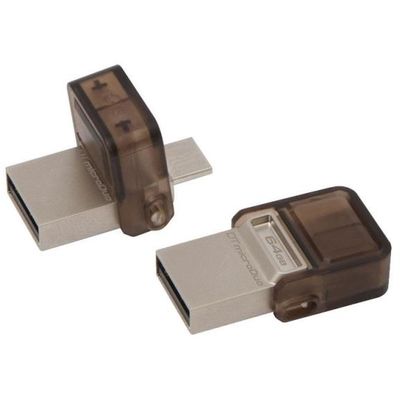 Memorie USB Kingston DataTraveler microDuo 64GB maro