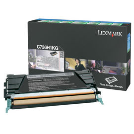 Toner imprimanta Lexmark BLACK RETURN C736H1KG 12K ORIGINAL C736N