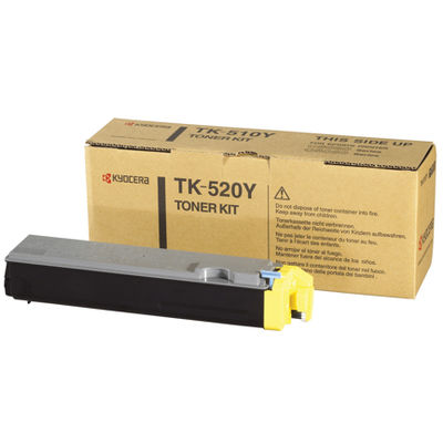 Toner imprimanta KYOCERA YELLOW TK-520Y 4K ORIGINAL FS-C5015N