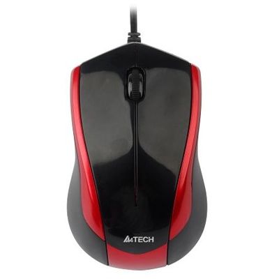 Mouse A4Tech N-400-2 Black-Red