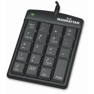 Tastatura MANHATTAN Numeric Black 176354