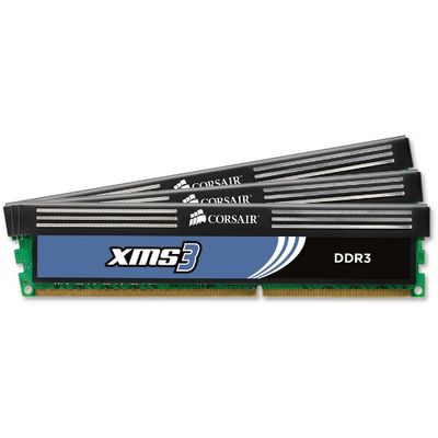 Memorie RAM Corsair XMS3 6GB DDR3 1600MHz CL9 Triple Channel Kit Rev. A