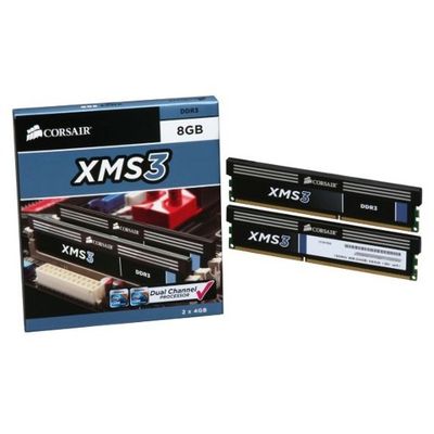 Memorie RAM Corsair XMS3 8GB DDR3 1333MHz CL9 Dual Channel Kit Rev. A 2x 4GB