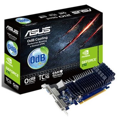 Placa Video Asus GeForce 210 silent TurboCache 1GB DDR3 low profile