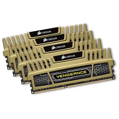 Memorie RAM Corsair Vengeance Gold 16GB DDR3 1600MHz CL9 Quad Channel Kit