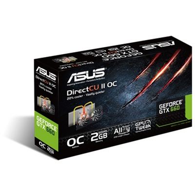 Placa Video Asus GeForce GTX 660 DirectCU II OC 2GB DDR5 192-bit HDMI