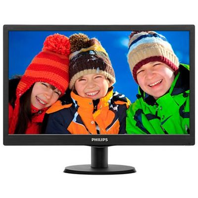 Monitor Philips LED 203V5LSB26/10 19.5 inch 5ms black 60Hz