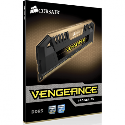 Memorie RAM Corsair Vengeance Pro Gold 16GB DDR3 2400MHz CL11 Dual Channel Kit