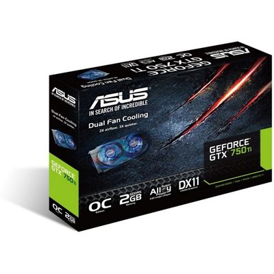 Placa Video Asus GeForce GTX 750 Ti OC 2GB GDDR5 128-bit