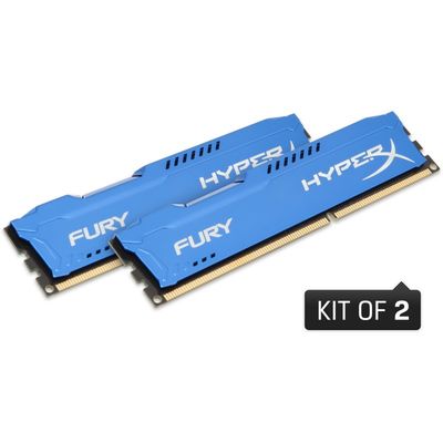 Memorie RAM HyperX Fury Blue 8GB DDR3 1333 MHz CL9 Dual Channel Kit