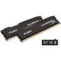 Memorie RAM HyperX Fury Black 8GB DDR3 1600 MHz CL10 Dual Channel Kit