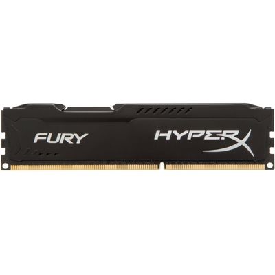 Memorie RAM HyperX Fury Black 8GB DDR3 1600 MHz CL10 Dual Channel Kit