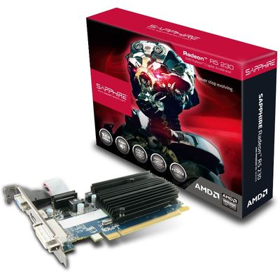 Placa Video SAPPHIRE Radeon R5 230 1GB DDR3 64-bit