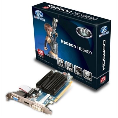 Placa Video SAPPHIRE Radeon HD5450 2GB DDR3 64-bit